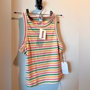 Striped colorful tank top.